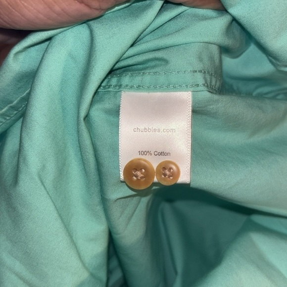 Chubbies The Nutter Button Down Short sleeve Cotton Palm Tree Size Large - Picture 9 of 10